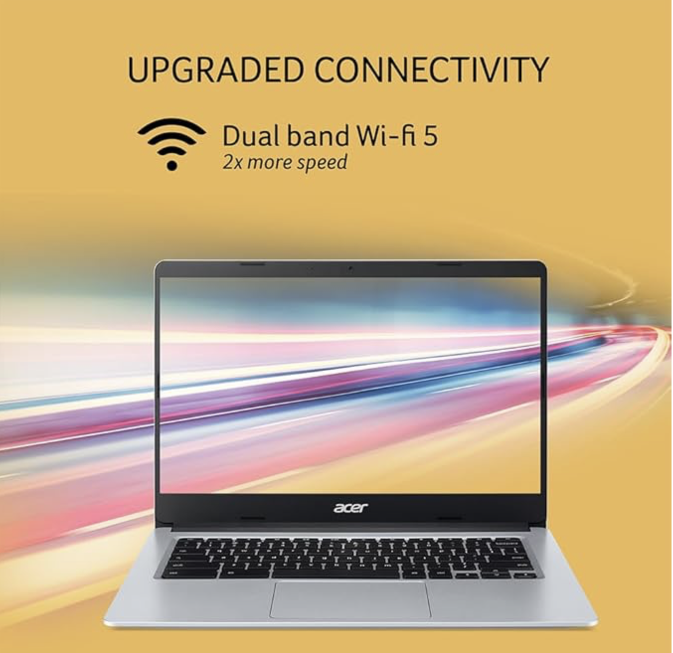 Acer Chromebook Intel Celeron Dual Core N4500 - (8 GB/64 GB EMMC Storage/Chrome OS) CB314-3H-C5QE/ C