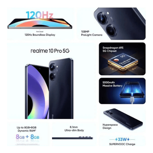 Realme 10 Pro 5G 8GB/128GB