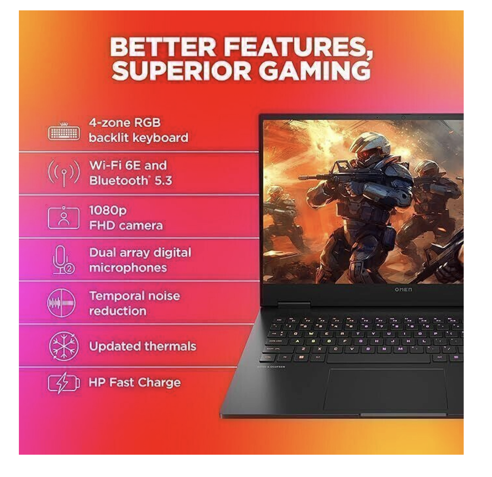 HP Omen, AMD Ryzen 9 7940HS, 8GB RTX 4070 (16GB DDR5,1TB SSD) 165Hz, IPS, 300 nits, FHD, 16.1''/40.9