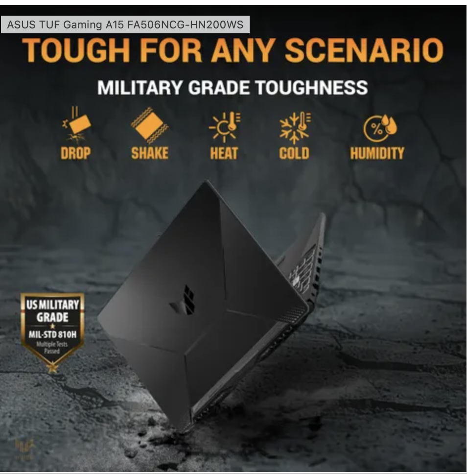 ASUS TUF A15 (2025), AMD Ryzen 7 7445HS, Gaming Laptop(RTX 3050,75W TGP,16GB DDR5(Upgradeable Upto 6