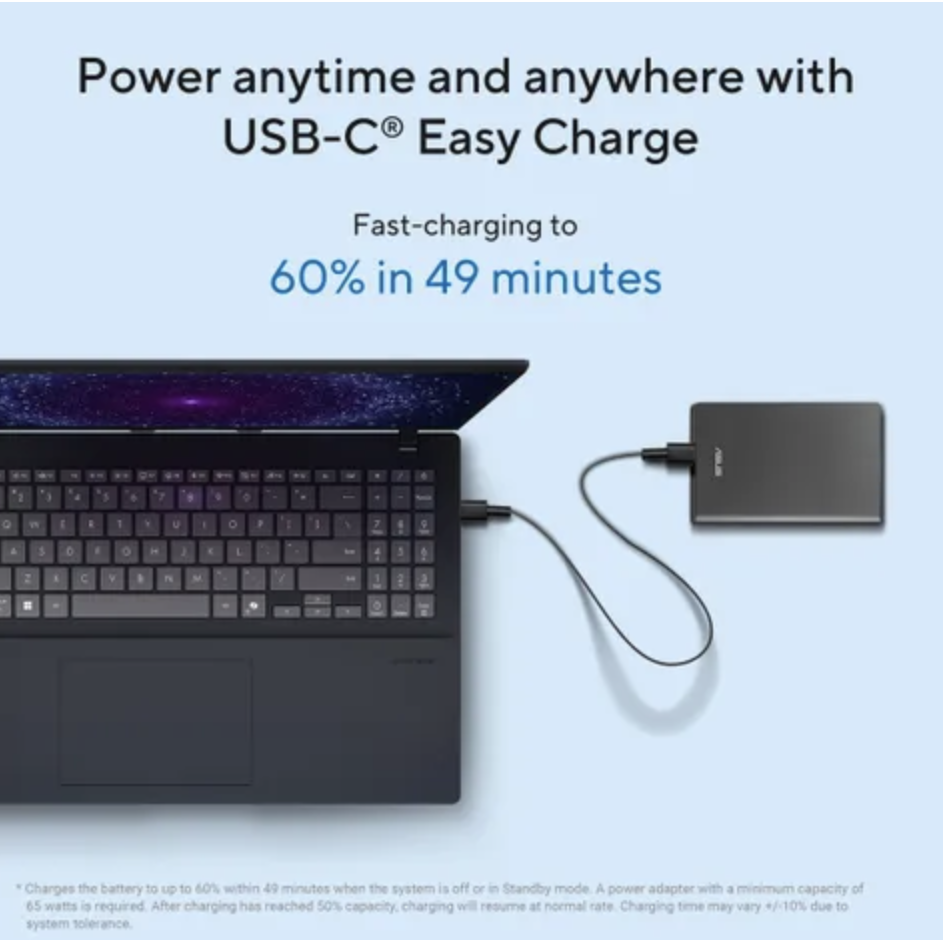 ASUS Vivobook 16, AI Powered Laptop, Snapdragon X X1 26 100 (16GB/512GB/Qualcomm Adreno GPU/40.64 cm